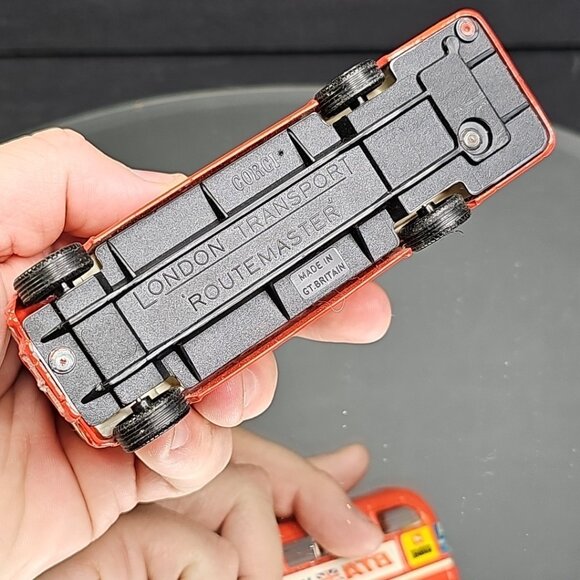 Corgi London Transport Routemaster Double Decker Bus BTA Welcome to Britain 4¾" - Picture 8 of 10